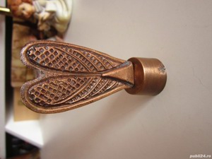 Inger pazitor miniatura bronz masiv handmade Germania'60 - imagine 2