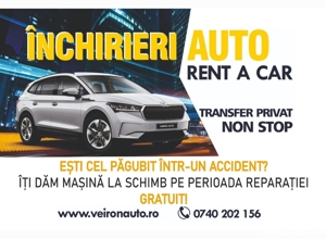 Inchirieri auto Rent a car Mașină de schimb în caz de accident - imagine 2