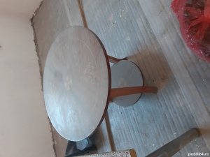 Masa rotunda diametrul blat 68 cm - imagine 2