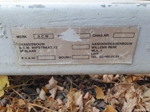 Remorca de vanzare, cu doua axe, greutate 1.500 kg, folosita putin - imagine 2