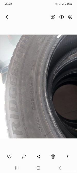 Anvelope Bridgestone iarna  225/60 r17  - imagine 6