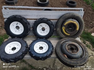 Roti cauciuc motosapa-motocultor 