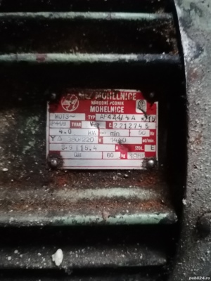 Vând motor trifazic - imagine 2