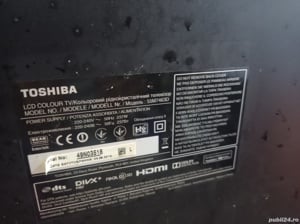 set 2 difuzoare spk-1561aj  V30A00011800 6ogm/15w de pe tv Toshiba 55m7463d - imagine 6