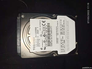 Hard Disk Toshiba 120Gb  Model: MK1255GSX Perfect functional, poze reale se vinde exact ca in poze   - imagine 3
