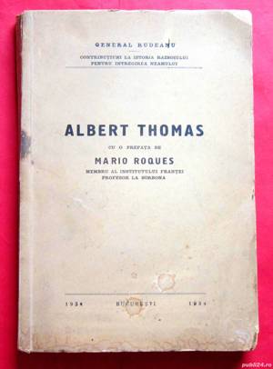 Albert Thomas, General Rudeanu, Autograf
