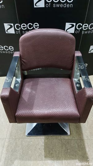 DE VANZARE 6 buc. scaune profesionale in stare foarte BUNA pentru salon/coafor din piele - imagine 5