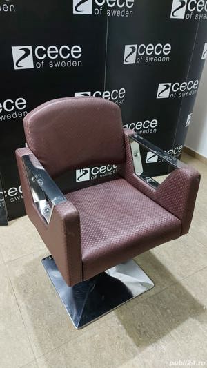 DE VANZARE 6 buc. scaune profesionale in stare foarte BUNA pentru salon/coafor din piele - imagine 2