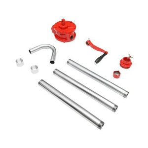 Pompa manula rotativa din fonta pentru butoi - imagine 2