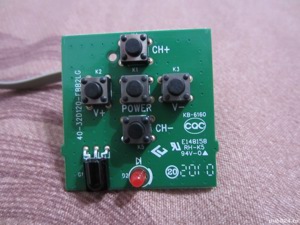 Modul WI-FI Vestel 17WFM07 190416R4+ Modul comanda 40-32D120-FBB2 LG / Placă senzor IR 55E31 - imagine 3