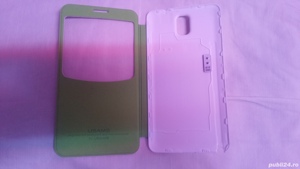 Husa de protectie Flip Cover cu fereastra pentru Samsung Galaxy Note 3 - imagine 3