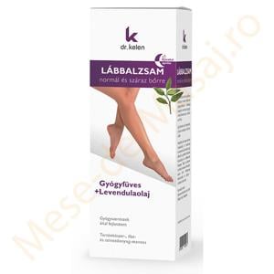 Balsam de picioare si calcaie cu plante medicinale Dr.Kelen 100 ml