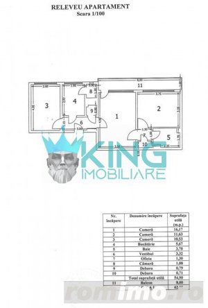 1 Mai | Apartament 3 camere | 1 minut metrou  - imagine 19