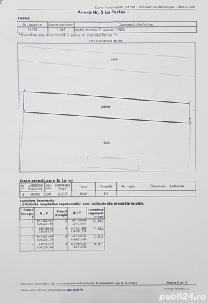 Teren intravilan 1937 mp in LEHLIU-GARA - imagine 2