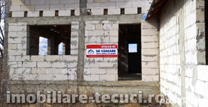 Casa la rosu cu 1000 mp teren in com Munteni, parter și mansarda - imagine 7