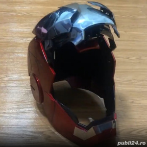 Masca lui Iron man electric motorizat deschidere cu voce, nou - imagine 7