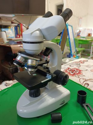 15000 de ori marire Microscop biologic cu camera 5 megapixel, cu ulei de imersie si valiza