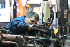 Set 50 bucati Manusi Grippaz portocaliu, Nitril, groase si rezistente, marimea XXL - imagine 9