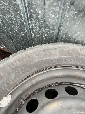 Vand jante originale Dacia logan R15+anvelope vara - imagine 3