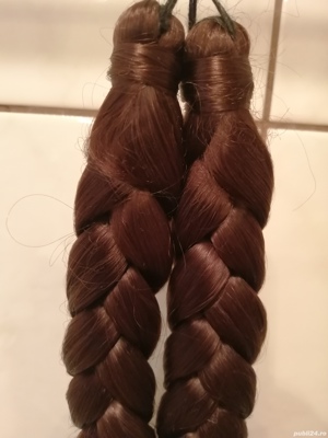 Vand extensii par, codite, culoare castaniu.