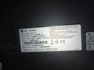 set 2 difuzoare eab41280202 8ohm 10/15w de pe tv Lg 37lf2500 - imagine 3