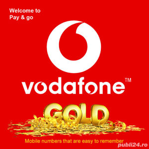Cartele GOLD VIP Vodafone Telekom Orange Numar Rar Top UNIC Aur Usor SPECIAL Business Cartela