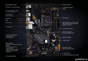 Placa baza socket AM4 Asus Tuf Gaming B550-Plus WIFI noua - imagine 3