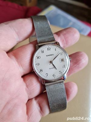 ceas vintage KAREX/Ruhla, cal. UMF 13-32, anii '80, functional - imagine 2