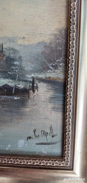 Tablou pictat pe lemn - imagine 2