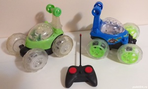 masinuta cu telecomanda, masina jucarie luminoasa teleghidata, defecta piese robotica drone - imagine 3