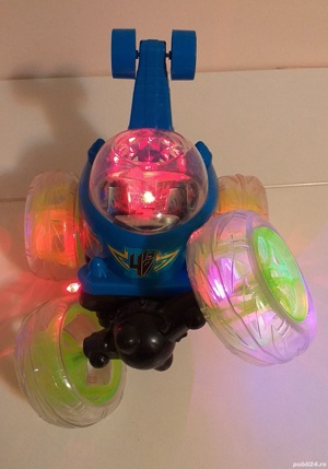 masinuta cu telecomanda, masina jucarie luminoasa teleghidata, defecta piese robotica drone - imagine 5