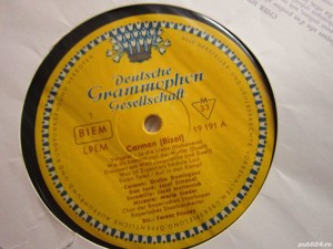 vinil Georges Bizet Carmen dir.Ferenc Fricsay Germania 1963 impecabil - imagine 3