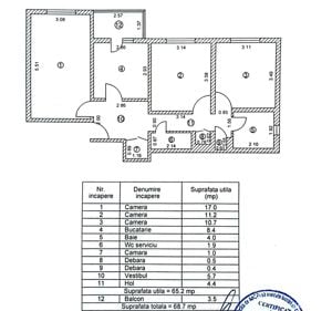 Schimb apartament 3 camere decomandat etaj 1 zona Drumul Taberei - Compozitorilor  - imagine 10