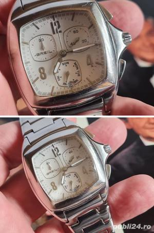 Ceas bărbătesc Breil, chronograph, 10ATM, original, nefuncțional - imagine 4