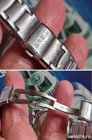 Ceas bărbătesc Breil, chronograph, 10ATM, original, nefuncțional - imagine 8