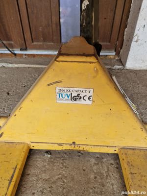 Transpalet manual (liza) profesional de 2,5 Tone - pentru reparat - imagine 2