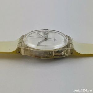 ceas  SWATCH snowcovered GK733 quartz DAY/DATE WHITE 1999 - imagine 10