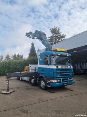 Servicii de transport si manipulare cu camion platforma si macara - imagine 8