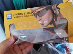 Ochelari de spion sportiv cu camera 12 megapixel, Bluetooth si casti, spatiu de stocare 32 gb, nou - imagine 2