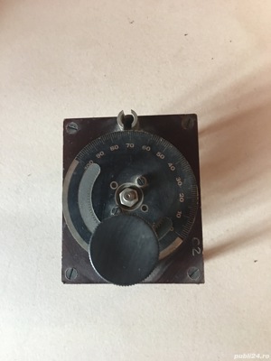 Condensator variabil antic, de colecție - imagine 2