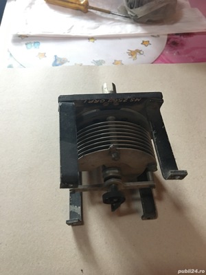 Condensator variabil antic, de colecție - imagine 3