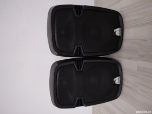 B O X E audio amplificate,2x120 W Rms,Radio,Stick,Bluetooth,Card Sd,Telecomandă,noi