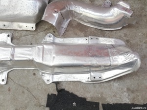 protectie aluminiu toba esapament vw polo 6R - imagine 5