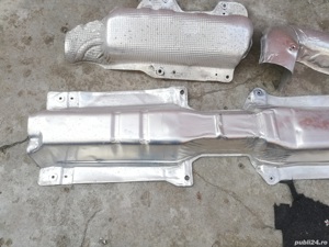 protectie aluminiu toba esapament vw polo 6R - imagine 6