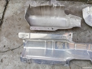 protectie aluminiu toba esapament vw polo 6R - imagine 9