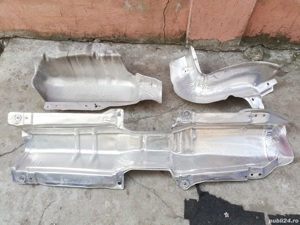 protectie aluminiu toba esapament vw polo 6R - imagine 8