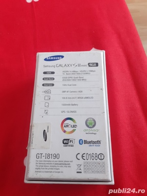 Vînd Schimb Cutie Telefon Samsung Galaxy S 3 Mini - imagine 2