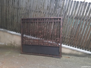 2 buc porti mari fier plin,h-1.80 m,deschidere-4020 mm,1 poarta mica de 1 m - imagine 4