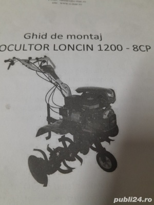 Motocultor Loncin 1200 - imagine 2
