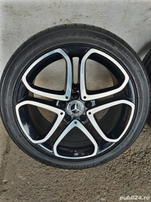 Set jante originale Mercedes R18 si cauciucuri pentru CLS si E-KLASSE - imagine 3